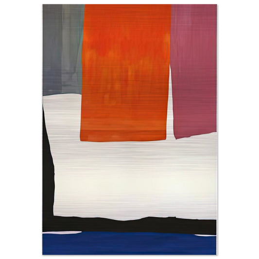 The Human Edge, 1967- - Helen Frankenthaler Brushed Aluminum Print - 70x100 cm / 28x40 inches | Helen Frankenthaler Aluminum Print | Helen Frankenthaler Prints