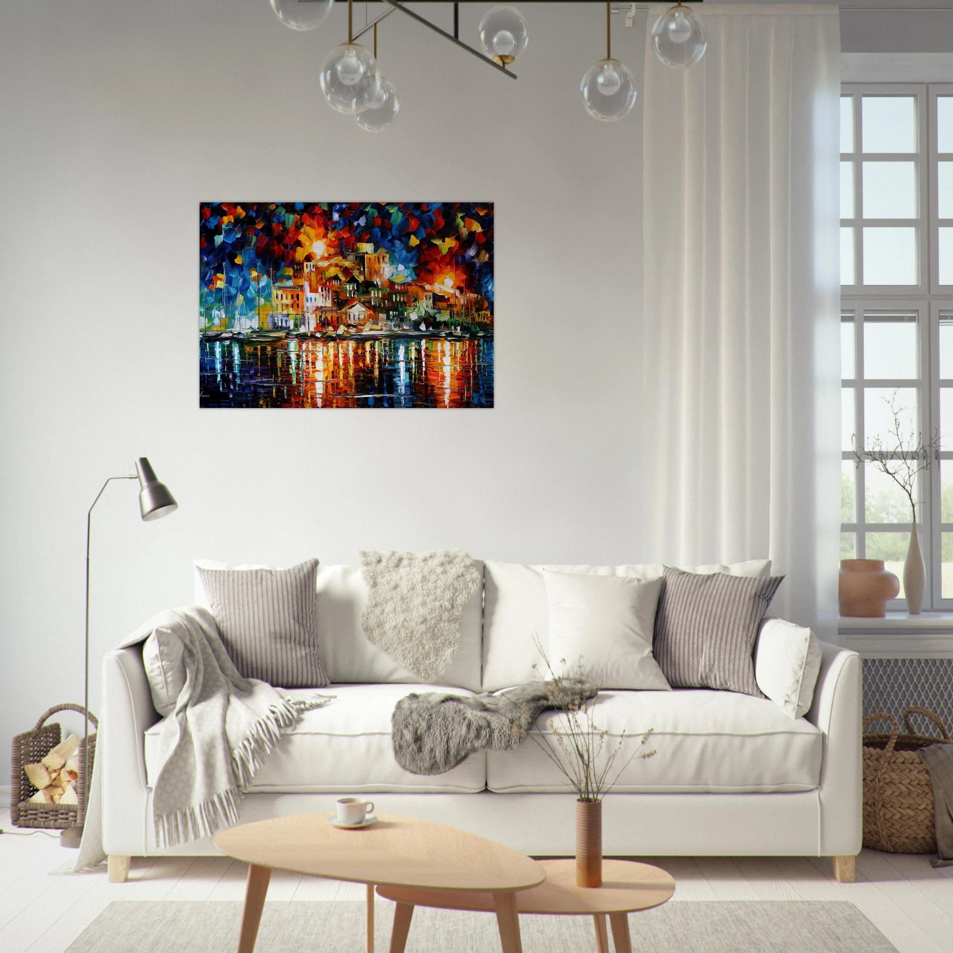 Leonid Afremov - Leonid Afremov Brushed Aluminum Print - 70x100 cm / 28x40 inches | Leonid Afremov Aluminum Print | Leonid Afremov Prints