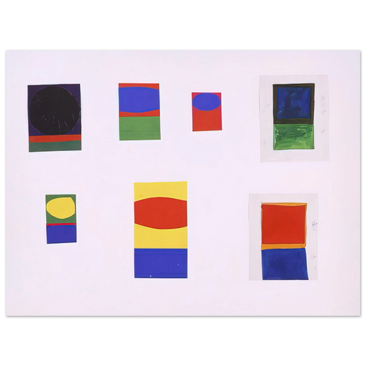 Ellsworth Kelly - Tablet #153  75x100 cm / 30x40inches Fine Art Poster