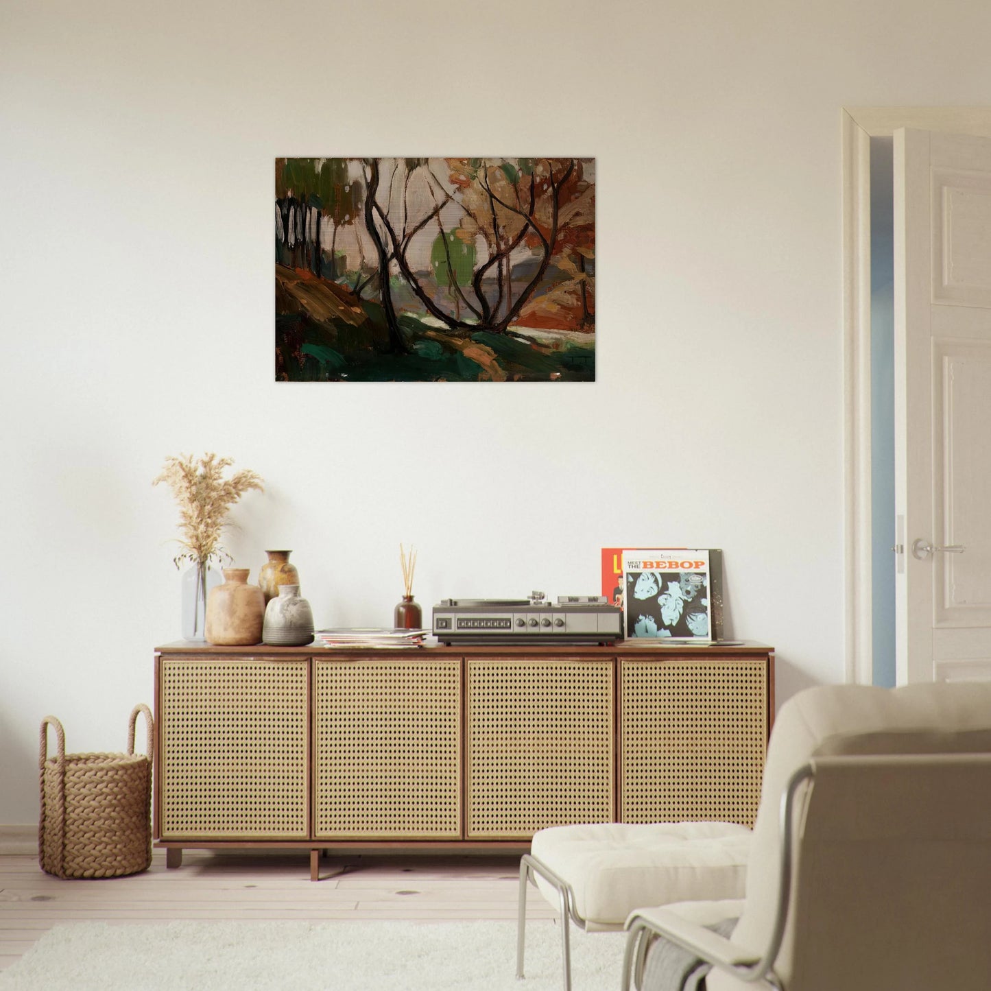 SKETCH FOR OPULENT OCTOBER 1915 - Tom Thomson Brushed Aluminum Print - 70x100 cm / 28x40 inches | Tom Thomson Aluminum Print | Tom Thomson Prints