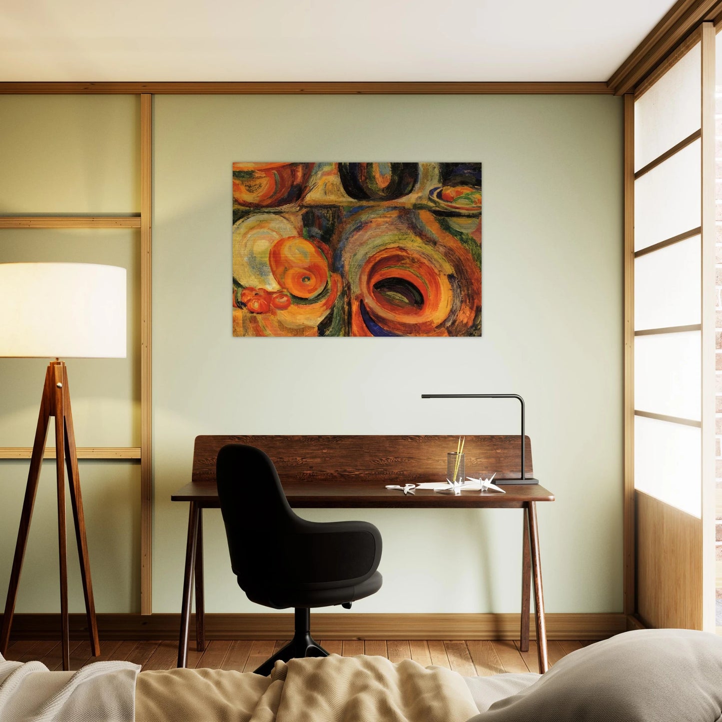 PORTUGESE STILL LIFE - Sonia Delaunay Brushed Aluminum Print - 70x100 cm / 28x40 inches | Sonia Delaunay Aluminum Print | Sonia Delaunay Prints