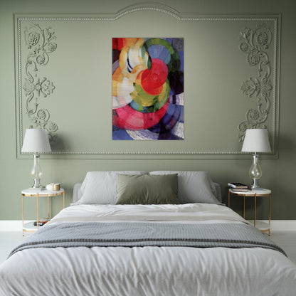 Disks of Newton, Study for Fugue in Two Colors - Frantisek Kupka Brushed Aluminum Print - 70x100 cm / 28x40 inches | Frantisek Kupka Aluminum Print | Frantisek Kupka Prints