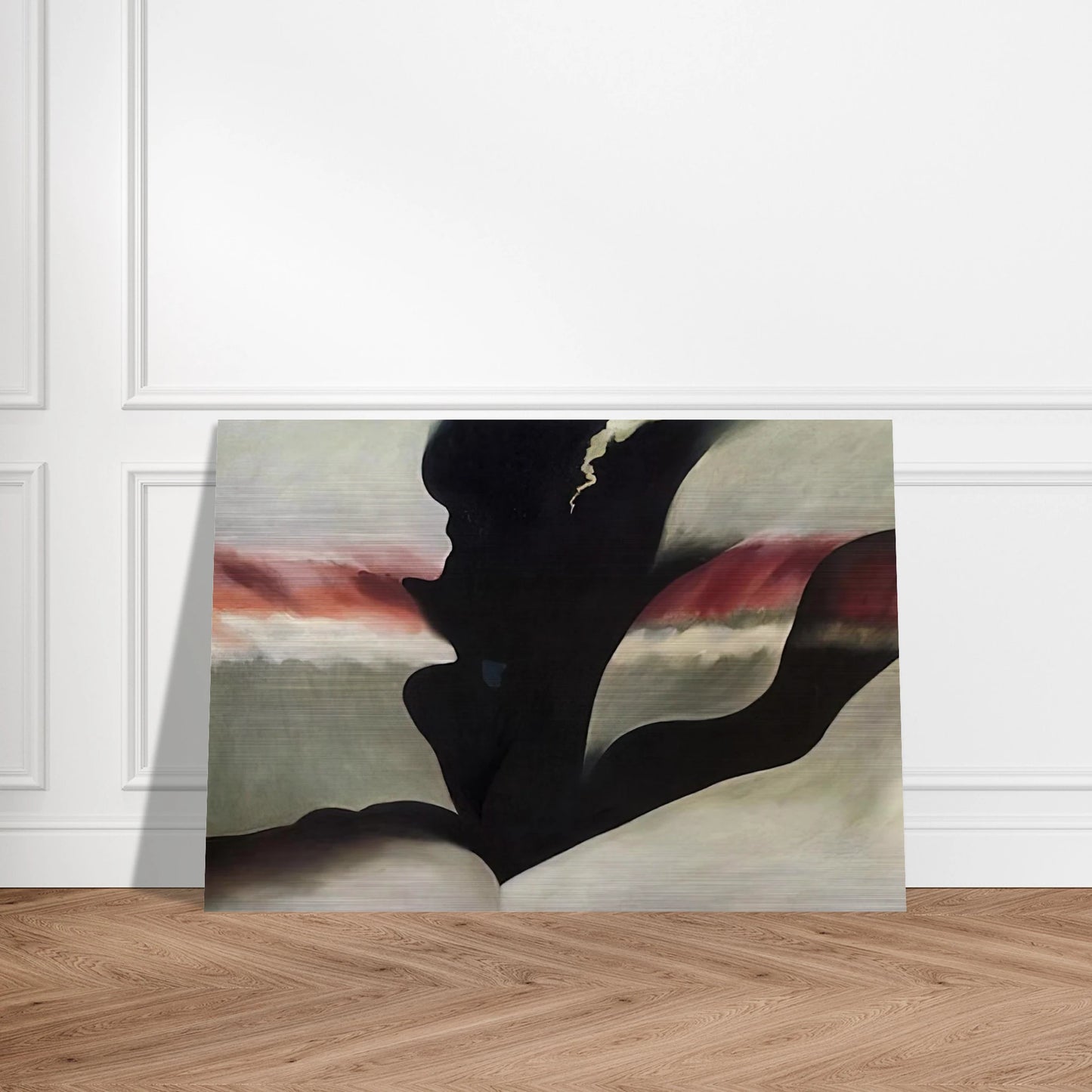 Black Place Green - Georgia O'Keeffe Brushed Aluminum Print - 70x100 cm / 28x40 inches | Georgia O'Keeffe Aluminum Print | Georgia O'Keeffe Prints