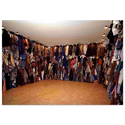 RESERVE 1990 - Christian Boltanski Brushed Aluminum Print - 70x100 cm / 28x40 inches | Christian Boltanski Aluminum Print | Christian Boltanski Prints