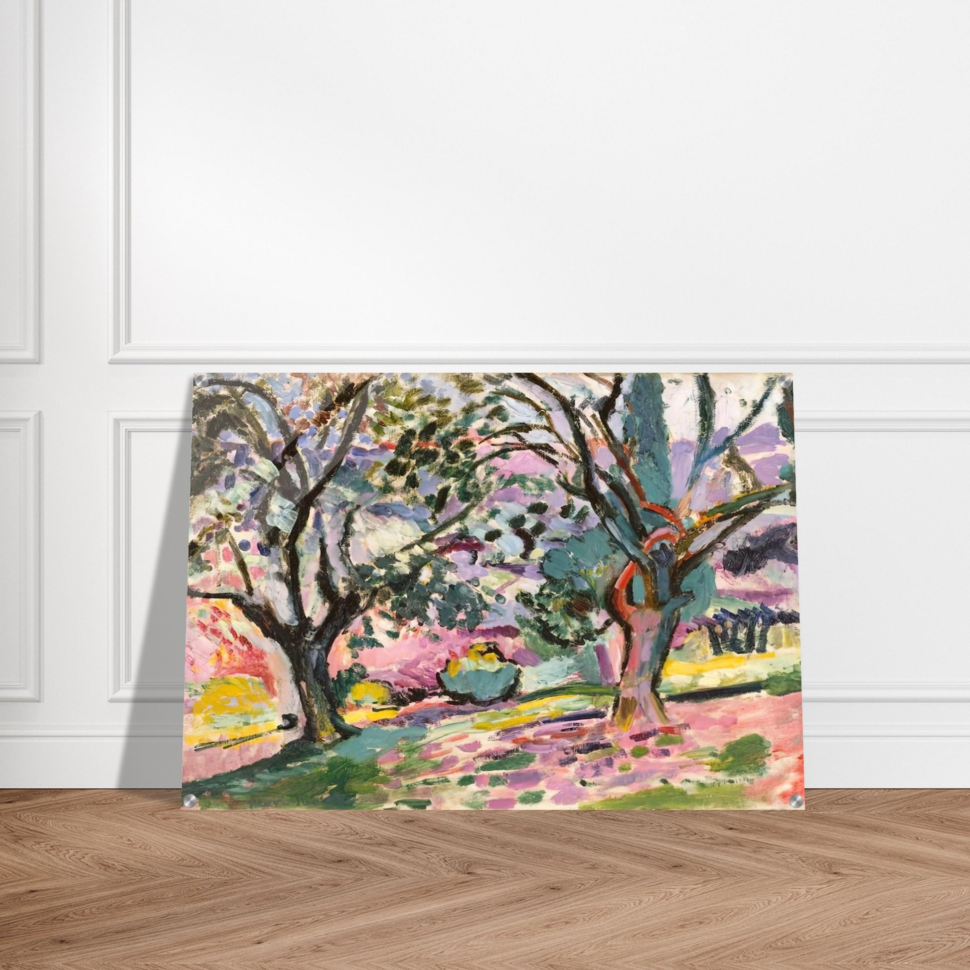 OLIVE TREES AT COLLIOURE 1906 - Henri Matisse Acrylic Print - 70x100 cm / 28x40″ inches | Henri Matisse Wall Art | Henri Matisse Prints