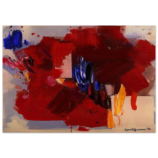 The Clash - Hans Hofmann Brushed Aluminum Print - 70x100 cm / 28x40 inches | Hans Hofmann Aluminum Print | Hans Hofmann Prints