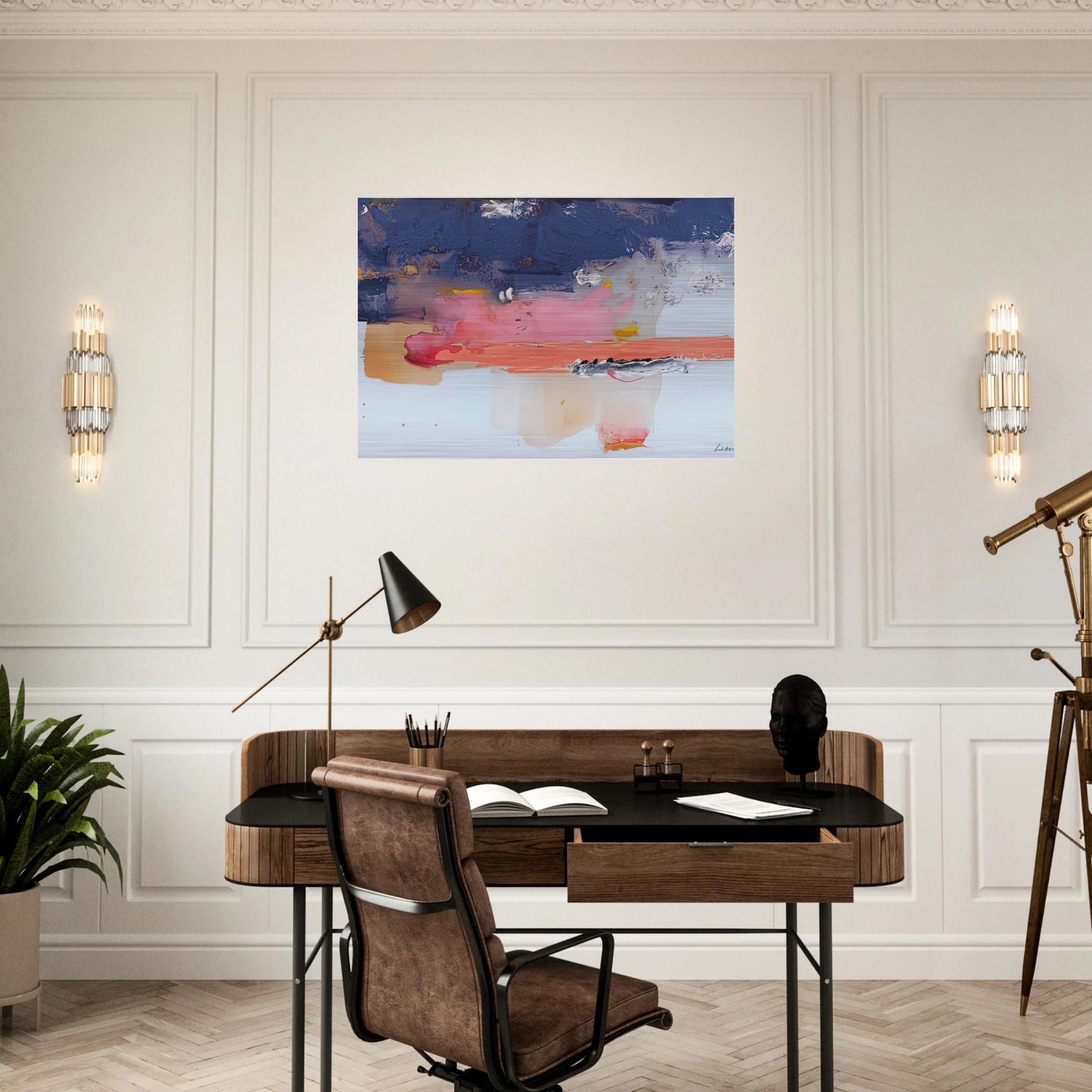 Western Roadmap, 1991- - Helen Frankenthaler Brushed Aluminum Print - 70x100 cm / 28x40 inches | Helen Frankenthaler Aluminum Print | Helen Frankenthaler Prints