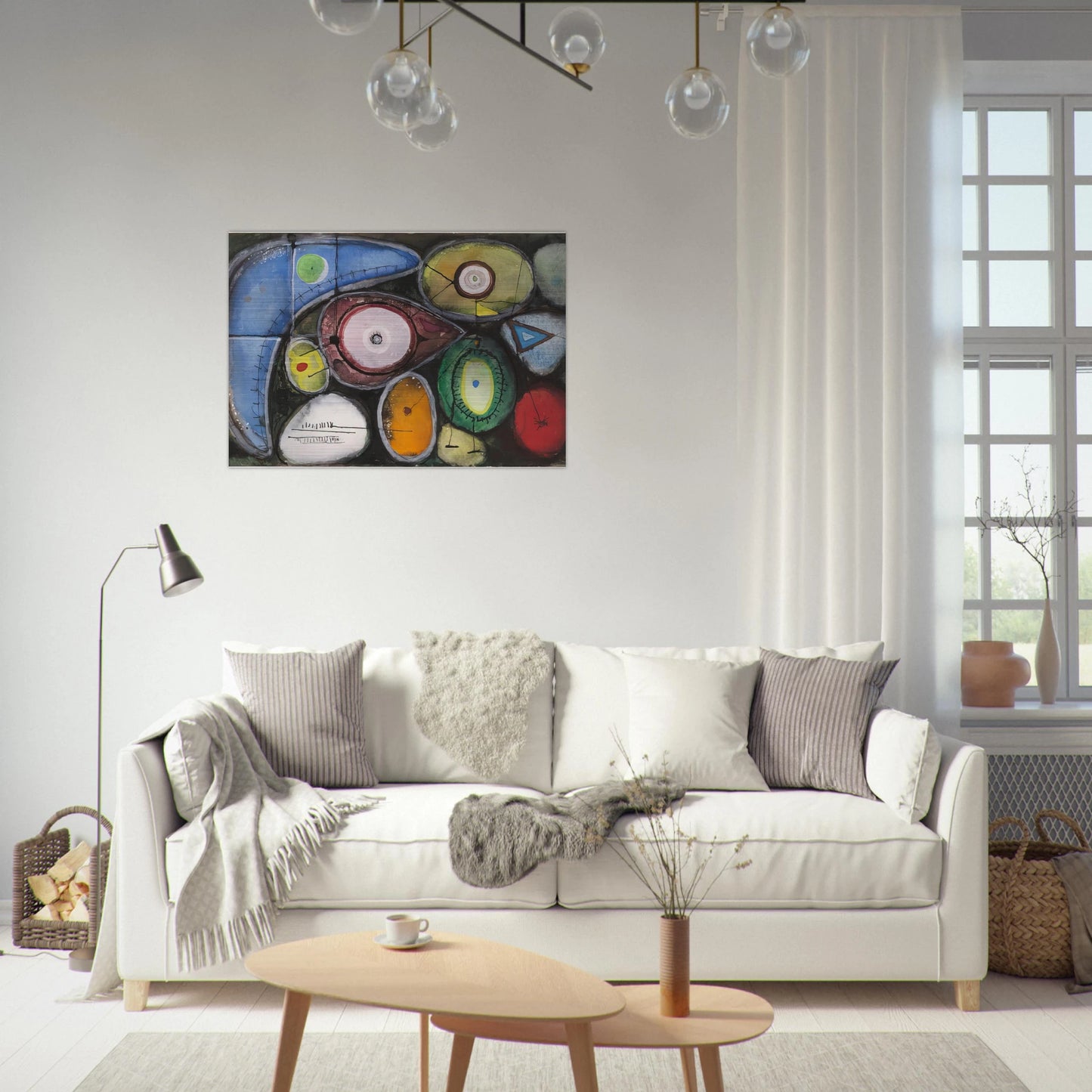 Untitled - 1946 - Richard Pousette-Dart Brushed Aluminum Print - 70x100 cm / 28x40 inches | Richard Pousette-Dart Aluminum Print | Richard Pousette-Dart Prints