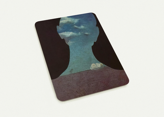 MAN WITH HIS HEAD FULL OF CLOUDS By Salvador Dali Pack of 10 Post Cards | Salvador Dali Post Cards | A6 (10.5 x 14.8 cm) - 4.1 x 5.8 inches