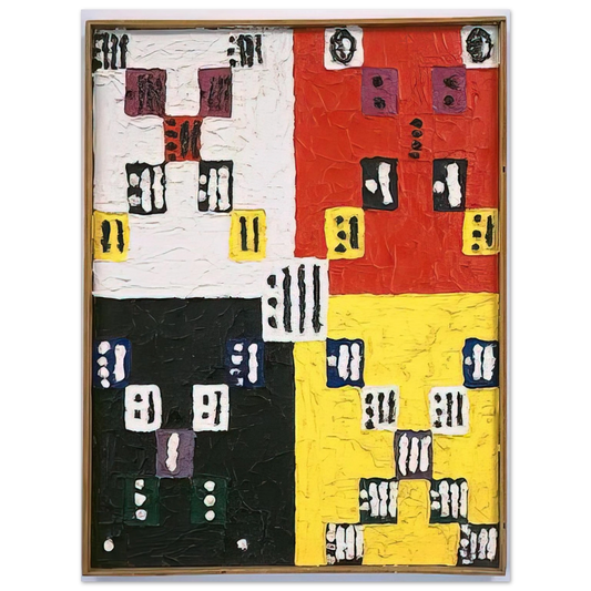 Alfred Jensen - The Apex is Nothing - 1960  75x100 cm / 30x40inches Fine Art Poster