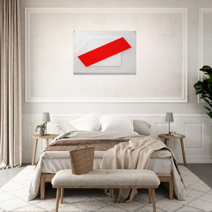 Red Diagonal - Ellsworth Kelly Acrylic Print - 70x100 cm / 28x40″ inches