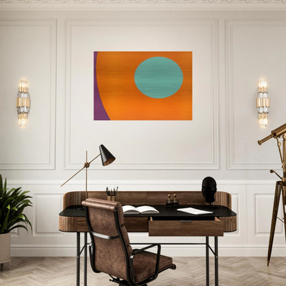 Untitled Abstract - 1962 - Alexander Liberman Brushed Aluminum Print - 70x100 cm / 28x40 inches | Alexander Liberman Aluminum Print | Alexander Liberman Prints