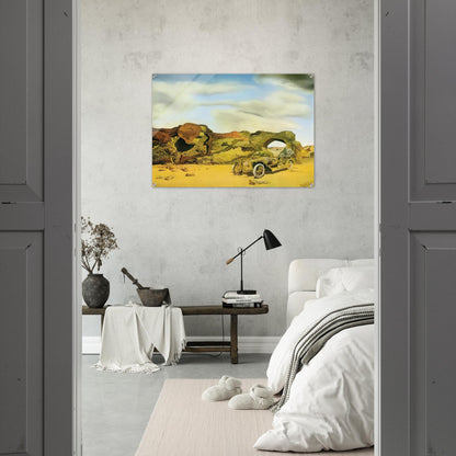 PARANOIAC CRITICAL SOLITUDE 1935 - Salvador Dali Acrylic Print - 70x100 cm / 28x40″ inches
