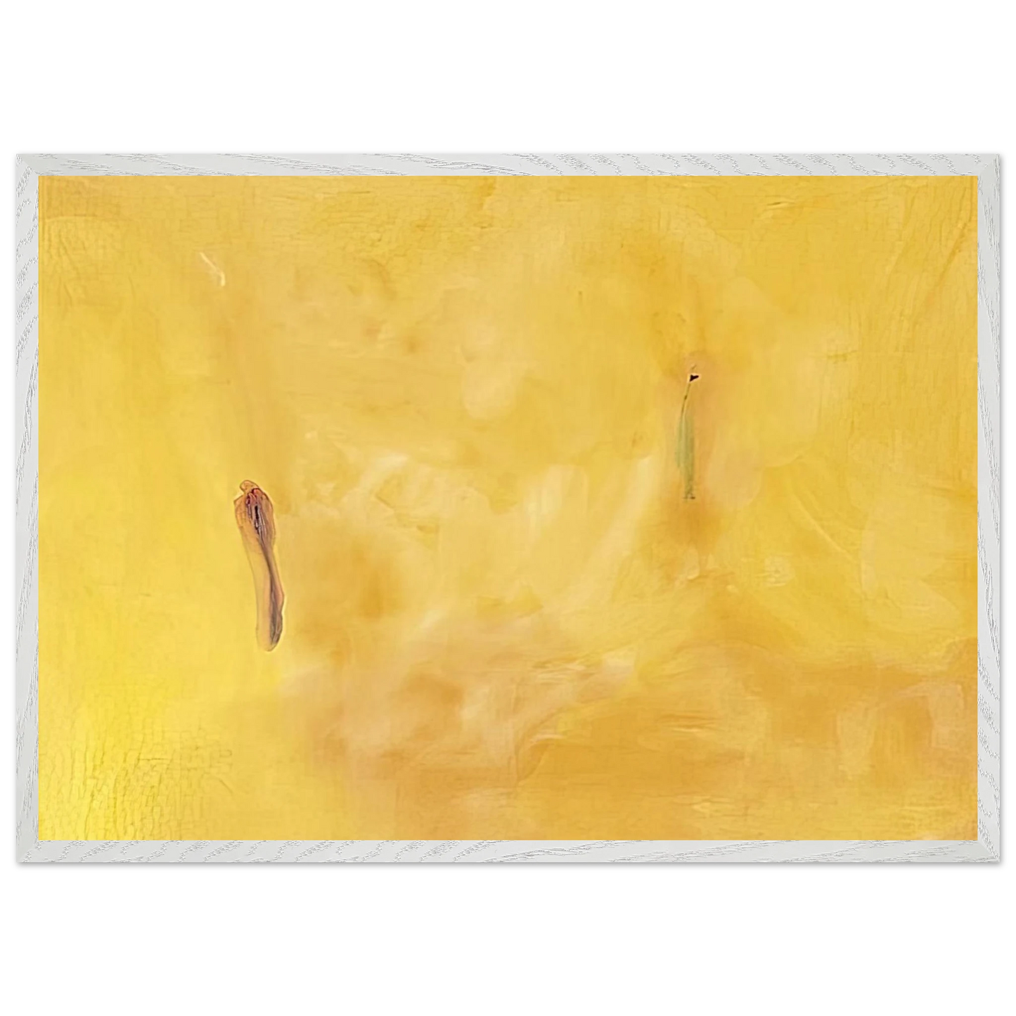 Helen Frankenthaler - Earliness - 1975 Wall art - 50x70 cm / 20x28 inches - Premium Wooden Framed Poster With Fine Art Paper-canvas - White frame