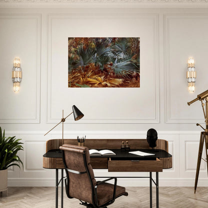 Palmettos - John Singer Sargent Brushed Aluminum Print - 70x100 cm / 28x40 inches | John Singer Sargent Aluminum Print | John Singer Sargent Prints