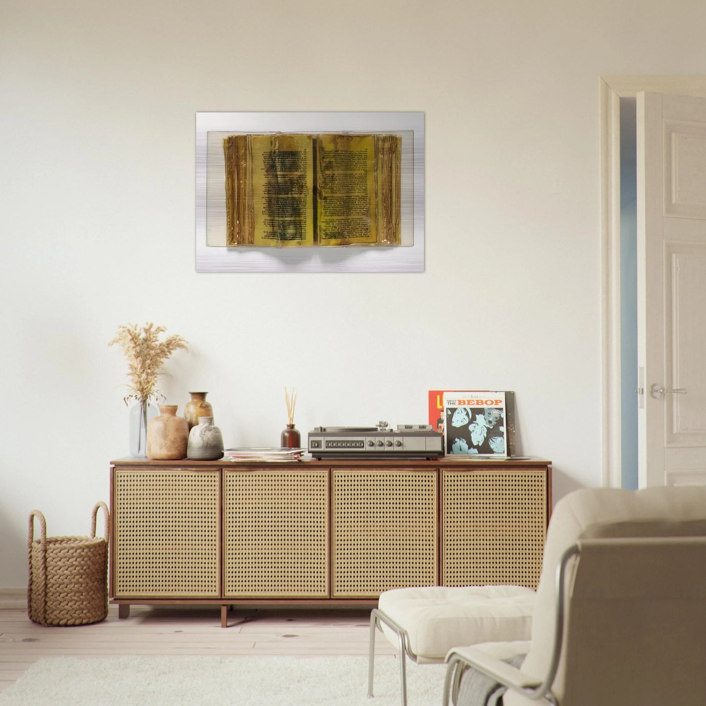 Poemetrie - 1970 - Dieter Roth Brushed Aluminum Print - 70x100 cm / 28x40 inches | Dieter Roth Aluminum Print | Dieter Roth Prints