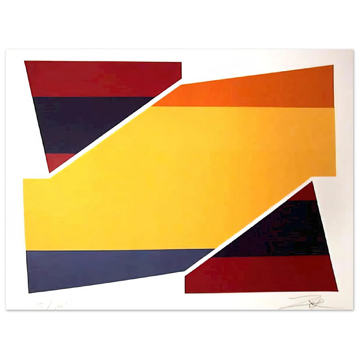 Larry Zox - Rotation II - 1980  75x100 cm / 30x40inches Fine Art Poster