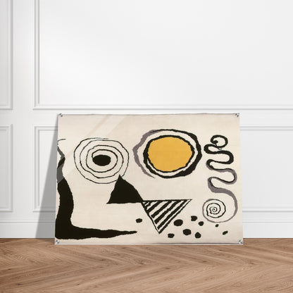 CERCLE JAUNE 1953 - Alexander Calder Acrylic Print - 70x100 cm / 28x40″ inches | Alexander Calder Wall Art | Alexander Calder Prints