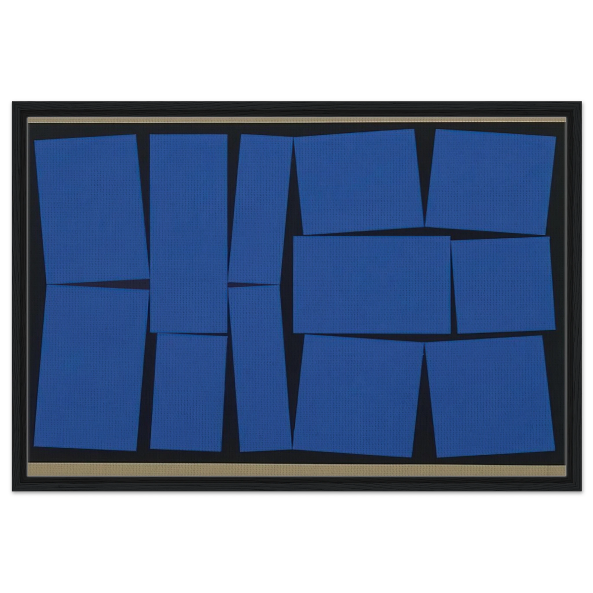 Metaesquema 19 - 1958 - Helio Oiticica Framed Canvas Print