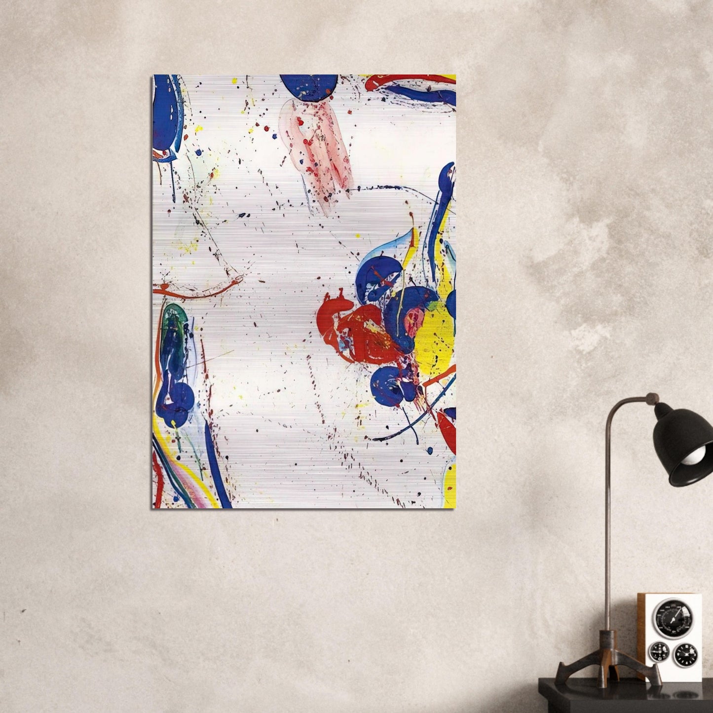 On Return - Sam Francis Brushed Aluminum Print - 70x100 cm / 28x40 inches | Sam Francis Aluminum Print | Sam Francis Prints
