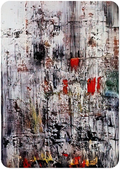 ICE 2 By Gerhard Richter Pack of 10 Post Cards | Gerhard Richter Post Cards | A6 (10.5 x 14.8 cm) - 4.1 x 5.8 inches