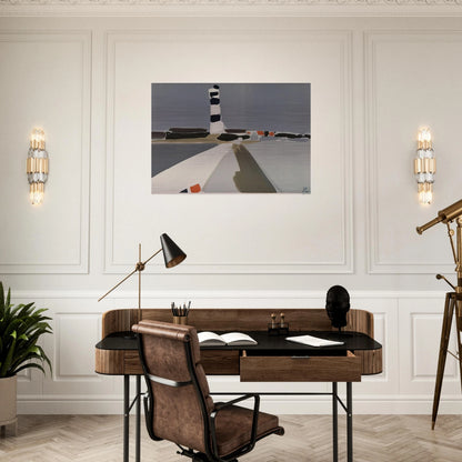 Le Phare - 1952 - Nicolas de Stael Brushed Aluminum Print - 70x100 cm / 28x40 inches | Nicolas de Stael Aluminum Print | Nicolas de Stael Prints