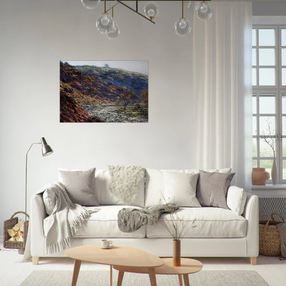The Old Tree, Gorge of the Petite Creuse - claude monet Brushed Aluminum Print - 70x100 cm / 28x40 inches | claude monet Aluminum Print | claude monet Prints