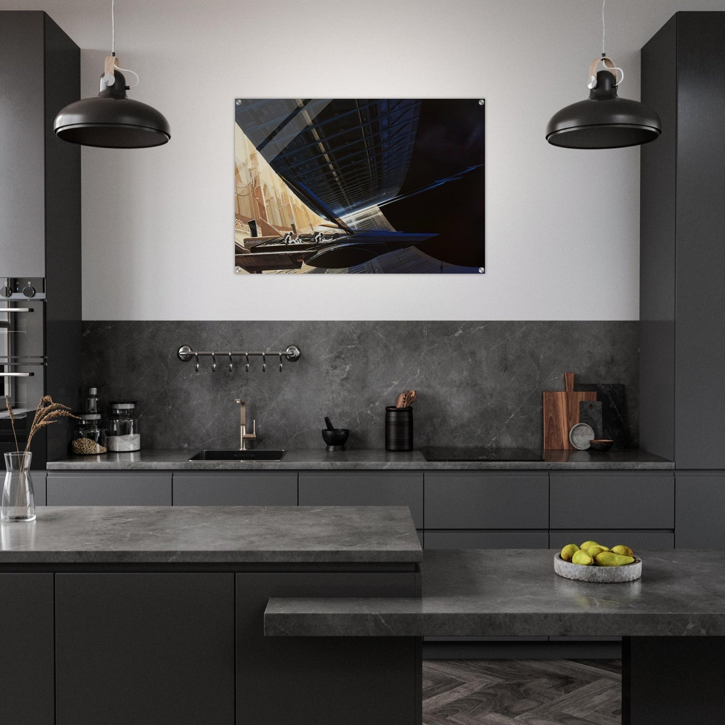 Syd Mead - Syd Mead Acrylic Print - 70x100 cm / 28x40″ inches | Syd Mead Wall Art | Syd Mead Prints