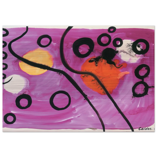 UNTITLED 1963 - Alexander Calder Brushed Aluminum Print - 70x100 cm / 28x40 inches | Alexander Calder Aluminum Print | Alexander Calder Prints