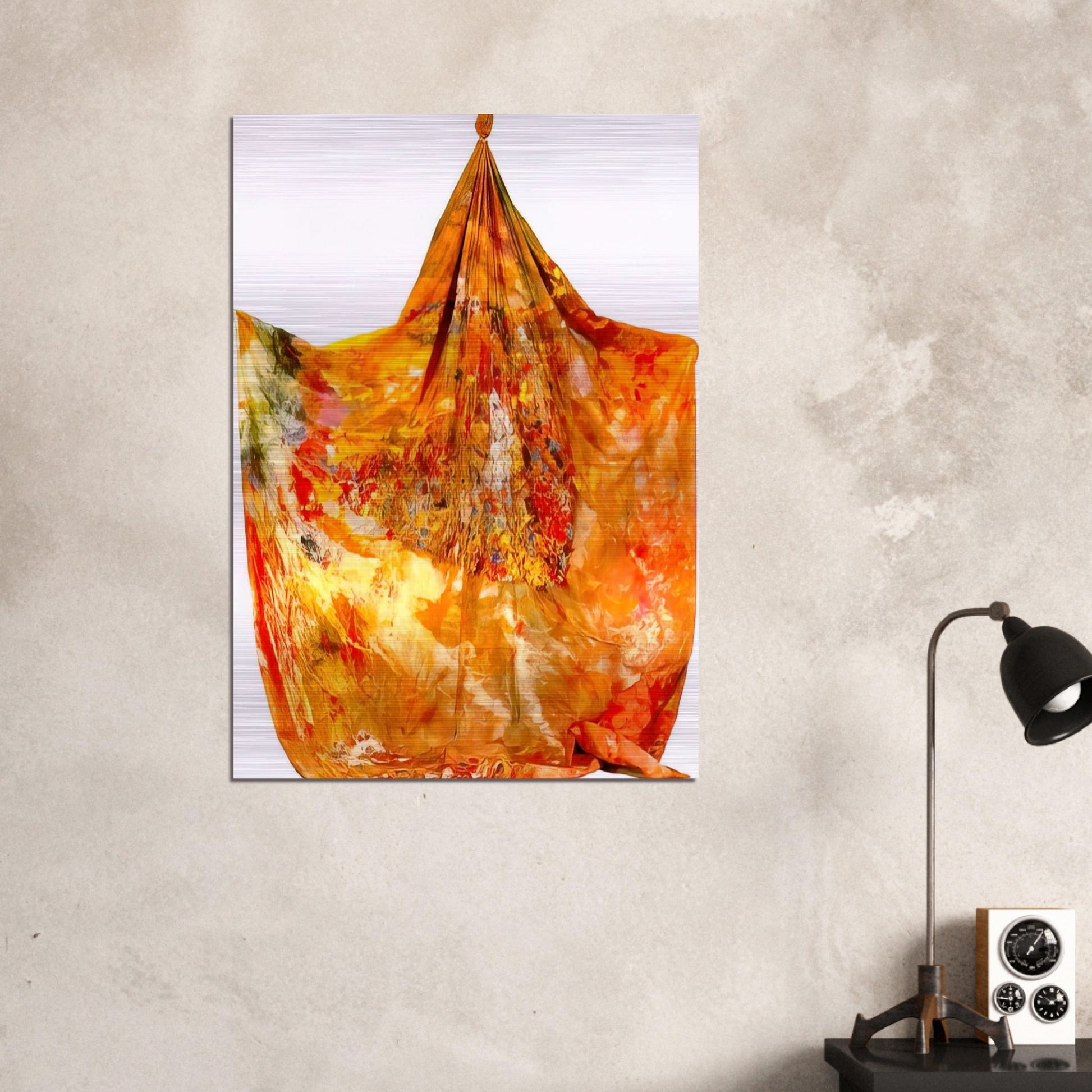 Mars at Angles - Sam Gilliam Brushed Aluminum Print - 70x100 cm / 28x40 inches | Sam Gilliam Aluminum Print | Sam Gilliam Prints