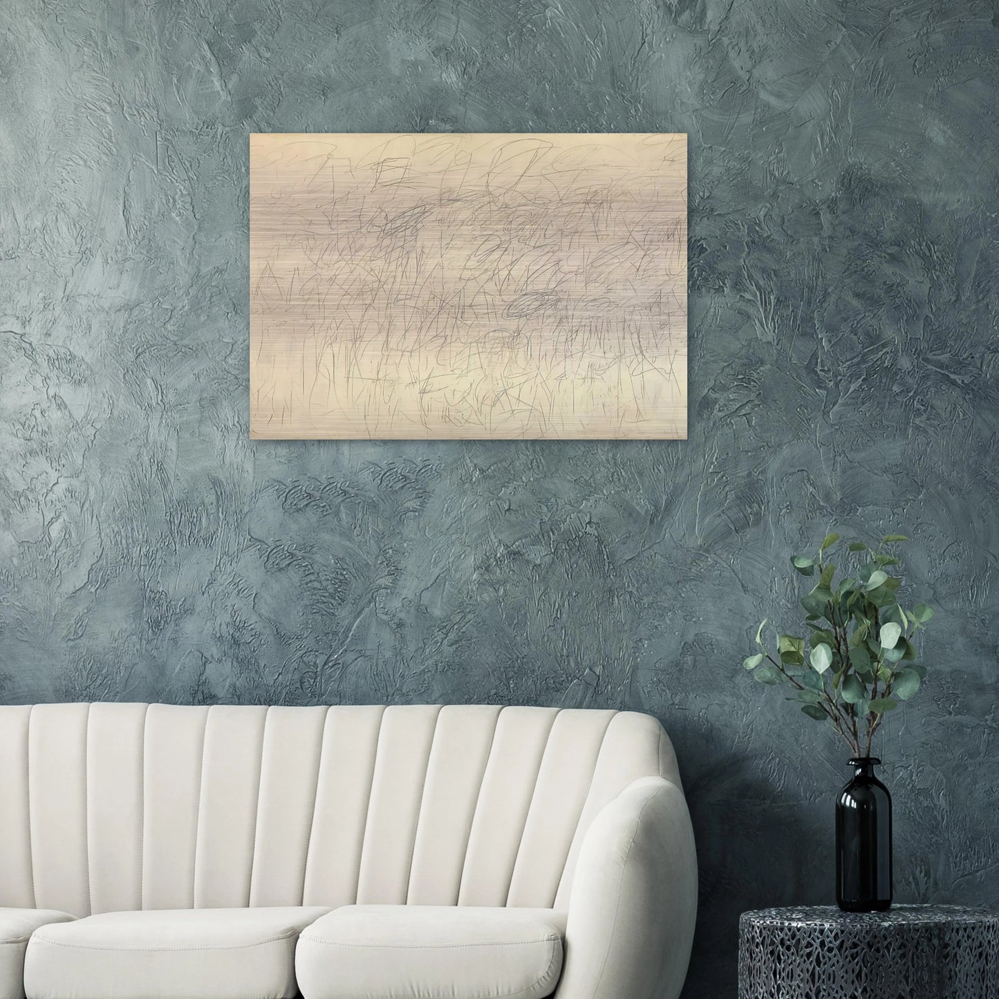 Academy - Cy Twombly Brushed Aluminum Print - 70x100 cm / 28x40 inches | Cy Twombly Aluminum Print | Cy Twombly Prints