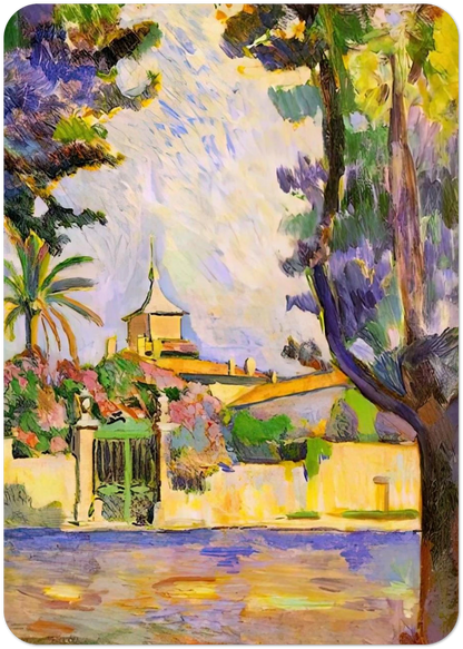 PLACE DES LICES ST TROPEZ 1904 By Henri Matisse Pack of 10 Post Cards | Henri Matisse Post Cards | A6 (10.5 x 14.8 cm) - 4.1 x 5.8 inches