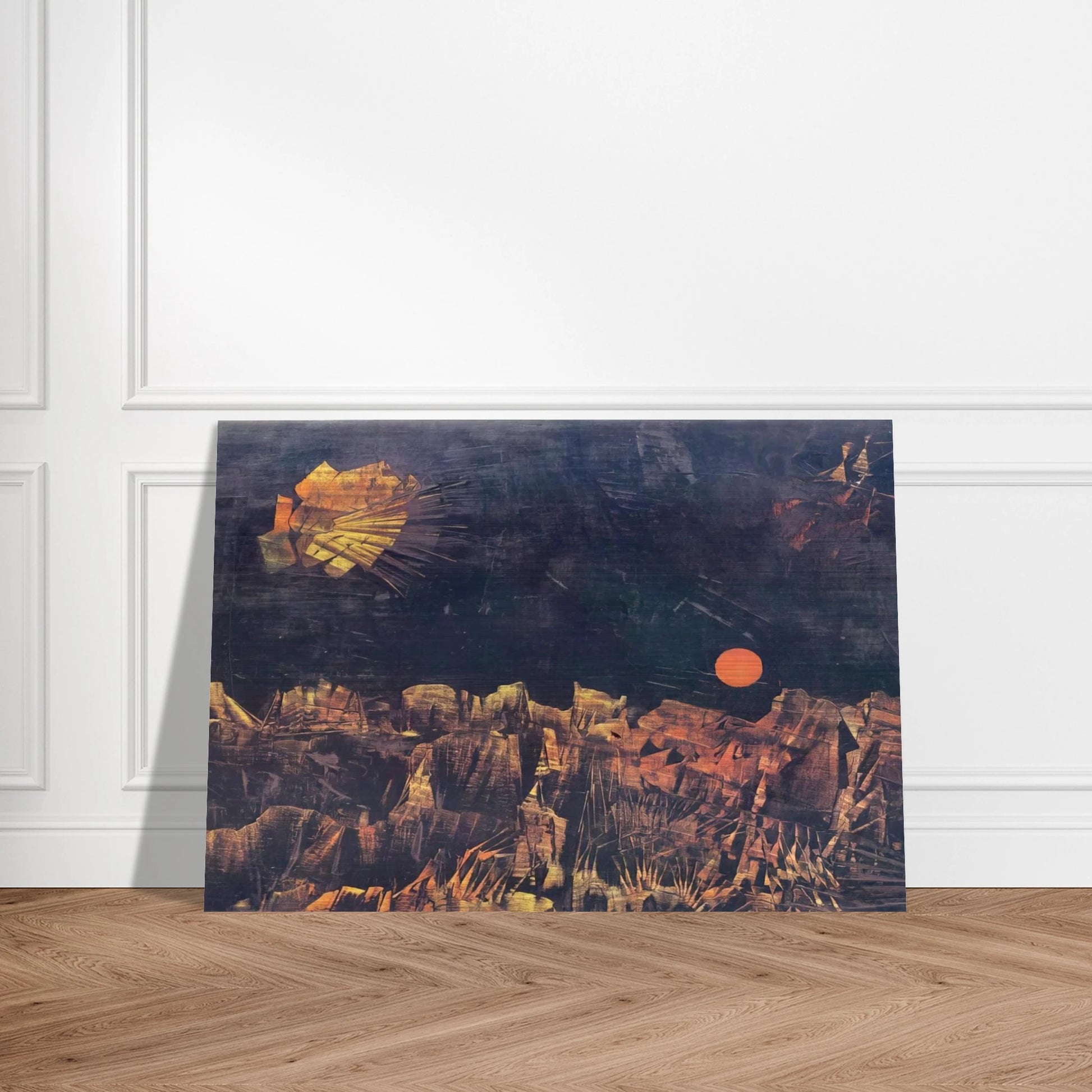 Praise to Tanguy - Max Ernst Brushed Aluminum Print - 70x100 cm / 28x40 inches | Max Ernst Aluminum Print | Max Ernst Prints