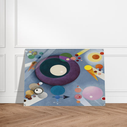 SPIRITUAL PLEASURES 1935 - Rudolf Bauer Acrylic Print - 70x100 cm / 28x40″ inches