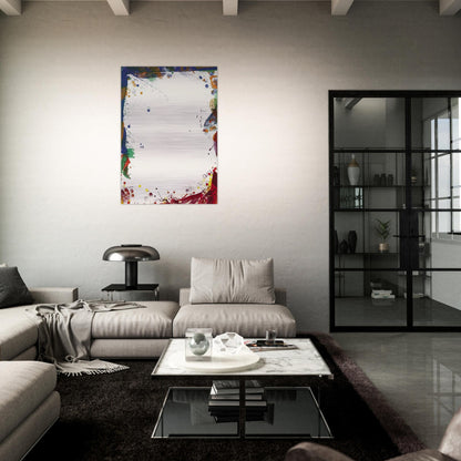 Sulfur Sails - Sam Francis Brushed Aluminum Print - 70x100 cm / 28x40 inches | Sam Francis Aluminum Print | Sam Francis Prints