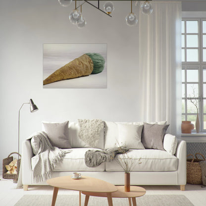 FLOOR CONE 1962 - Claes Oldenburg Brushed Aluminum Print - 70x100 cm / 28x40 inches | Claes Oldenburg Aluminum Print | Claes Oldenburg Prints