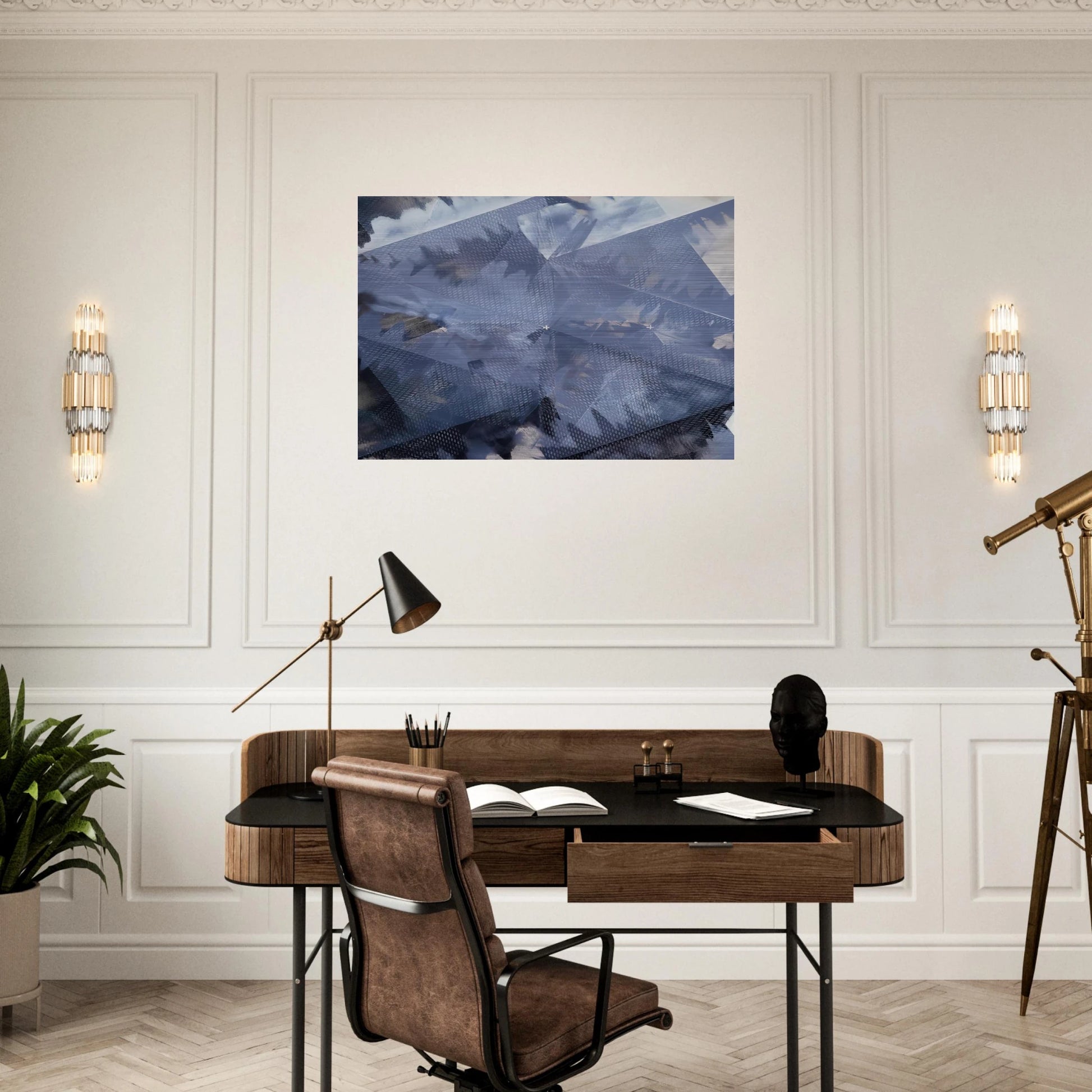 James Gibbs - 1970 - Mark Lancaster Brushed Aluminum Print - 70x100 cm / 28x40 inches | Mark Lancaster Aluminum Print | Mark Lancaster Prints