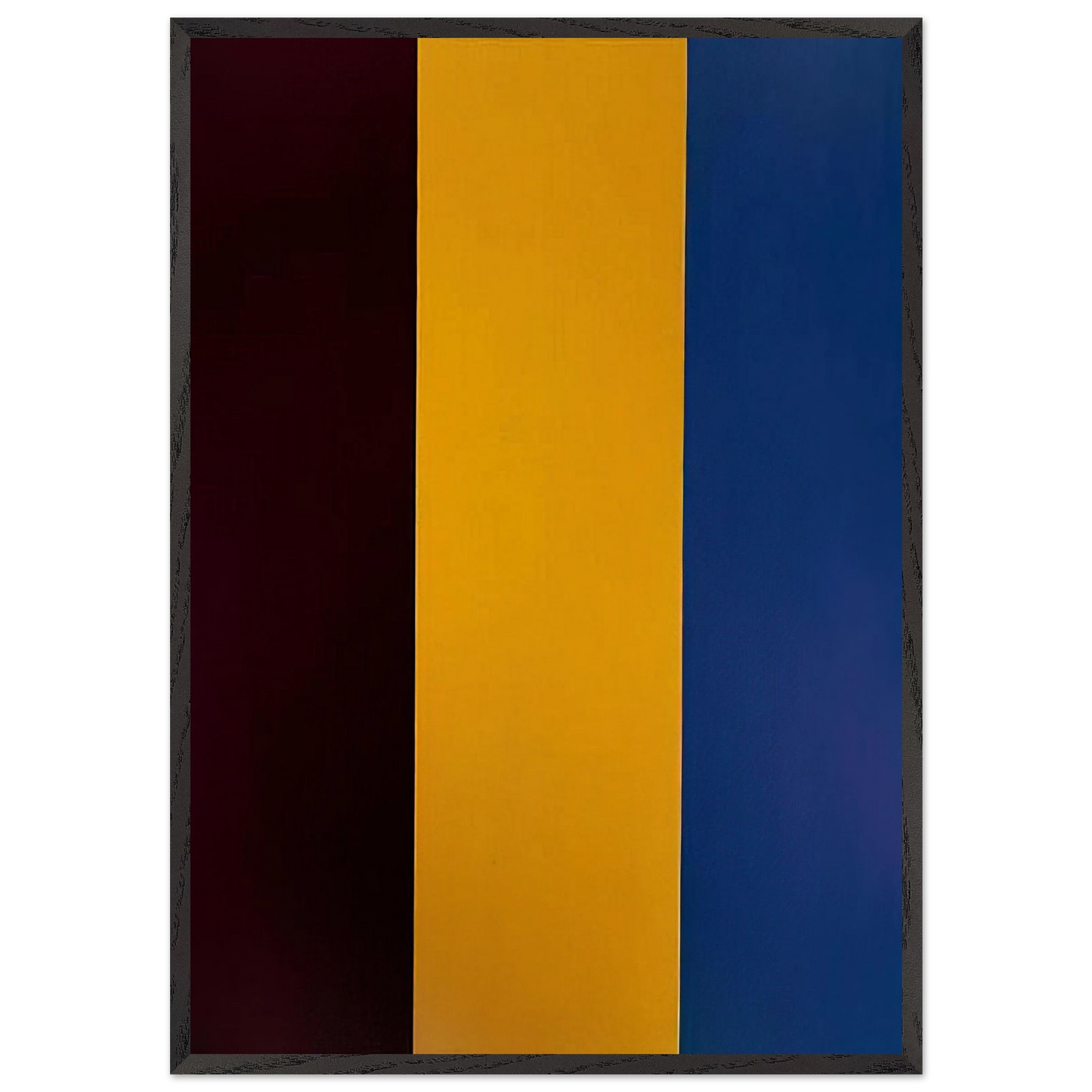 Red Yellow Blue - 1974 - Brice Marden 70x100 cm / 28x40 inches Framed Art Print – Black Wooden Frame