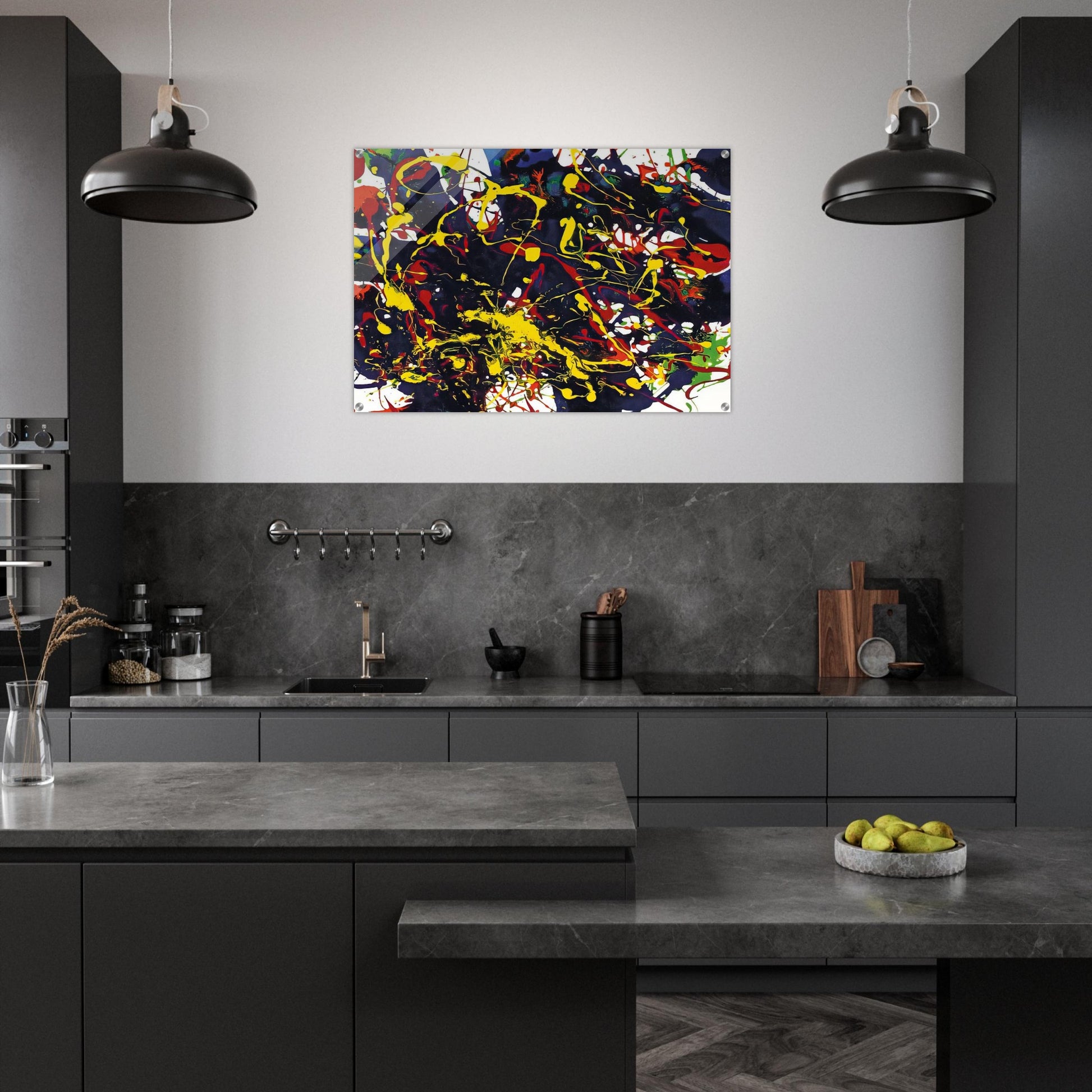 Untitled  SFP94-79  SFF 1755  - Sam Francis Acrylic Print - 70x100 cm / 28x40″ inches