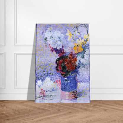 Flowers in a Glass - Henri-Edmond Cross Brushed Aluminum Print - 70x100 cm / 28x40 inches | Henri-Edmond Cross Aluminum Print | Henri-Edmond Cross Prints