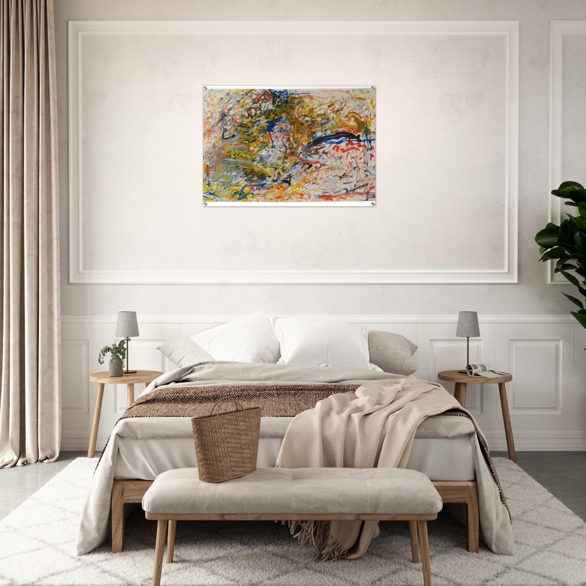 UNTITLED 1960 - Milton Resnick Acrylic Print - 70x100 cm / 28x40″ inches