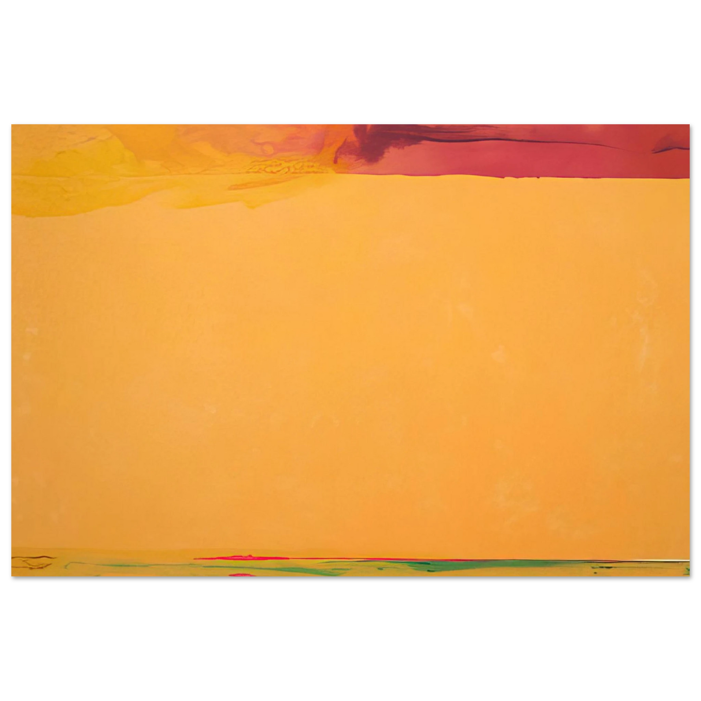 Helen Frankenthaler - Southern Exposure - 2005 Wall art - A3 (29.7 x 42  cm) - Premium Wooden Framed Poster With Fine Art Paper-canvas - Wood frame