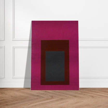HOMAGE TO THE SQUARE GUARDED 1952 - Josef Albers Brushed Aluminum Print - 70x100 cm / 28x40 inches | Josef Albers Aluminum Print | Josef Albers Prints