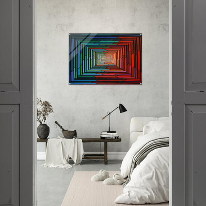 No – Stop - 1996 - Piero Dorazio Acrylic Print - 70x100 cm / 28x40″ inches