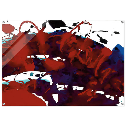 Untitled  SFP94-11  sff 1694  - Sam Francis Acrylic Print - 70x100 cm / 28x40″ inches