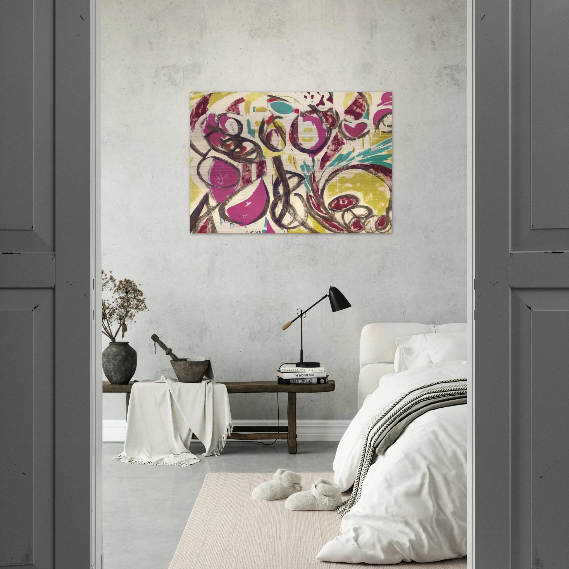 Thaw - Lee Krasner Brushed Aluminum Print - 70x100 cm / 28x40 inches | Lee Krasner Aluminum Print | Lee Krasner Prints