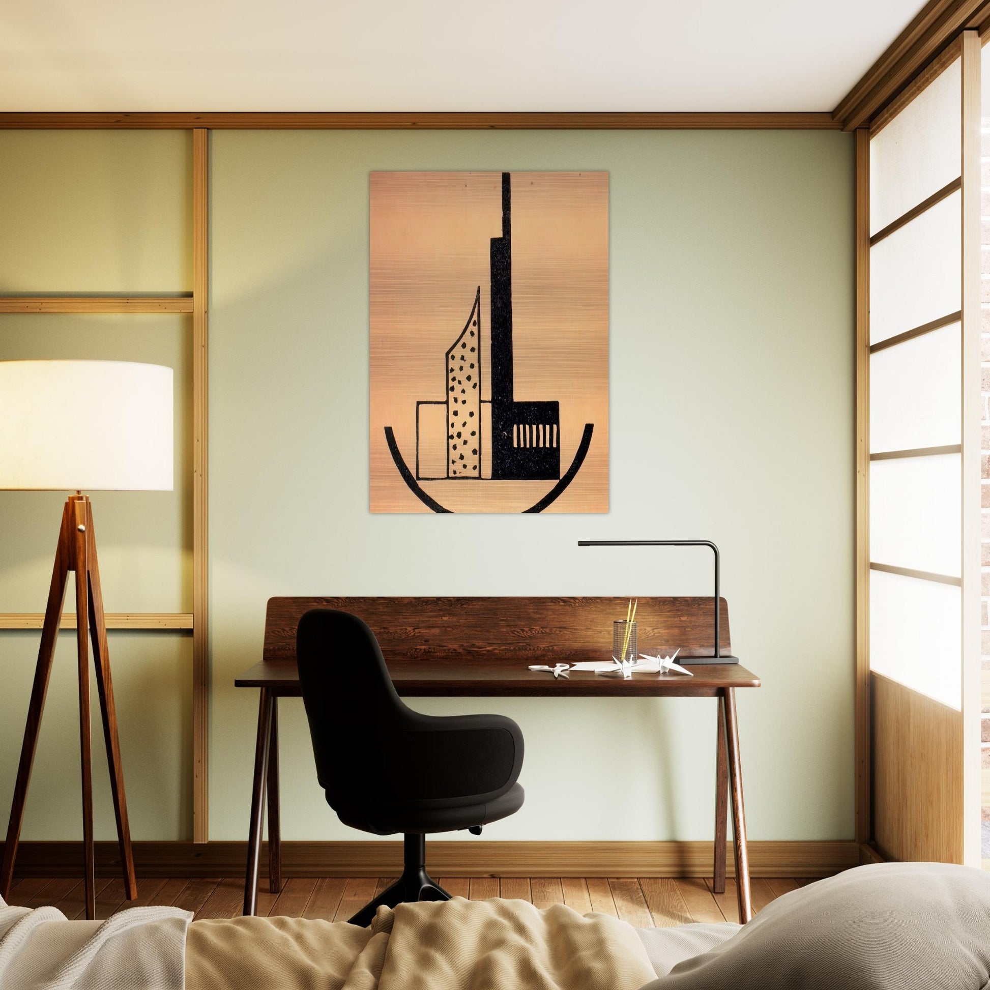 The storm - Laszlo Moholy-Nagy Brushed Aluminum Print - 70x100 cm / 28x40 inches | Laszlo Moholy-Nagy Aluminum Print | Laszlo Moholy-Nagy Prints