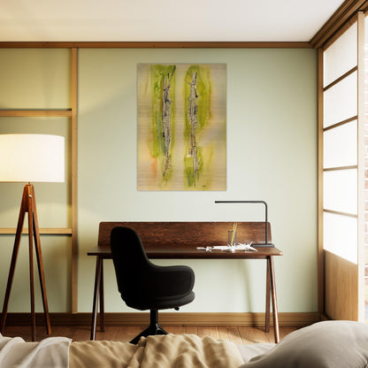 Untitled - 1940 - Wols Brushed Aluminum Print - 70x100 cm / 28x40 inches | Wols Aluminum Print | Wols Prints
