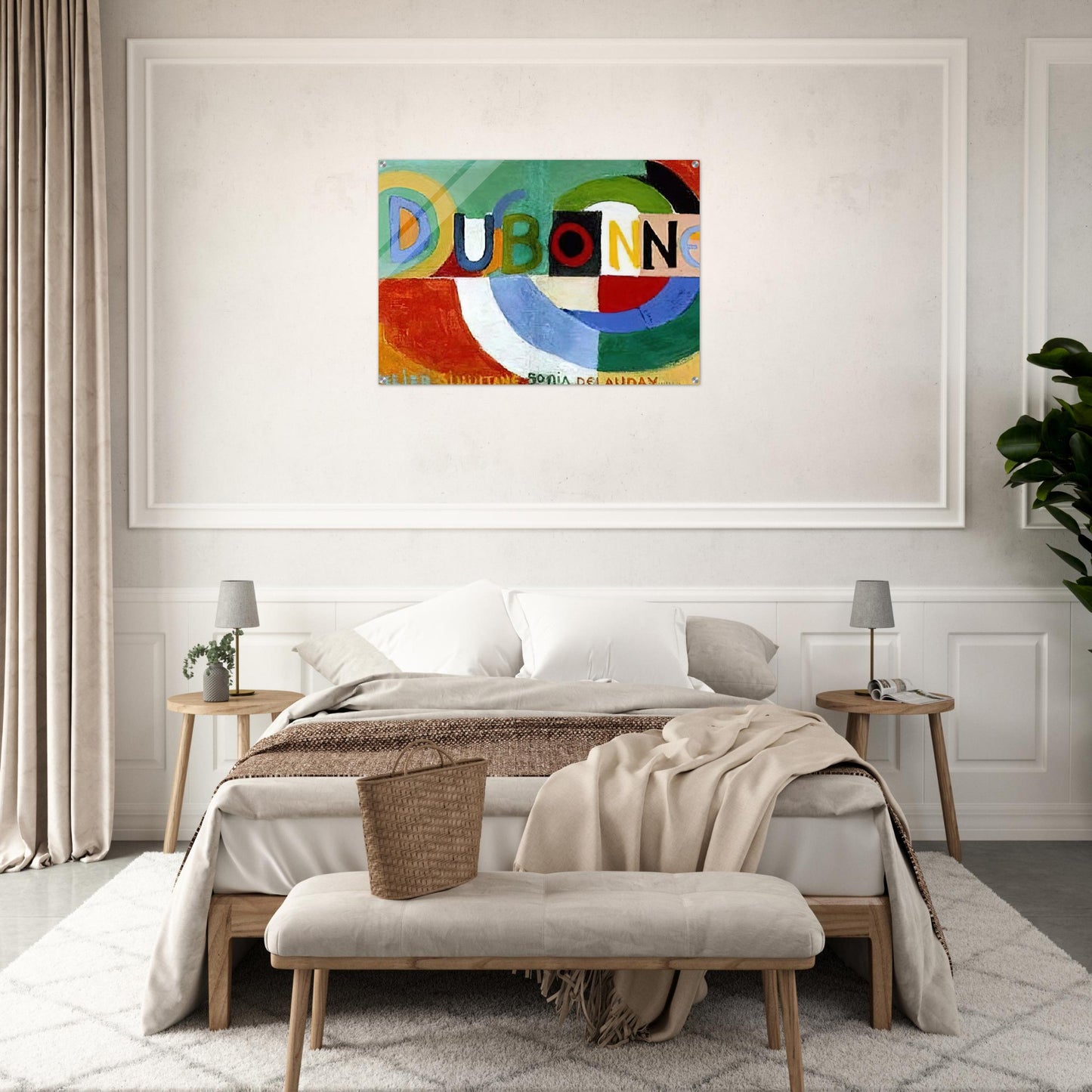 DUBONNET - Sonia Delaunay Acrylic Print - 70x100 cm / 28x40″ inches