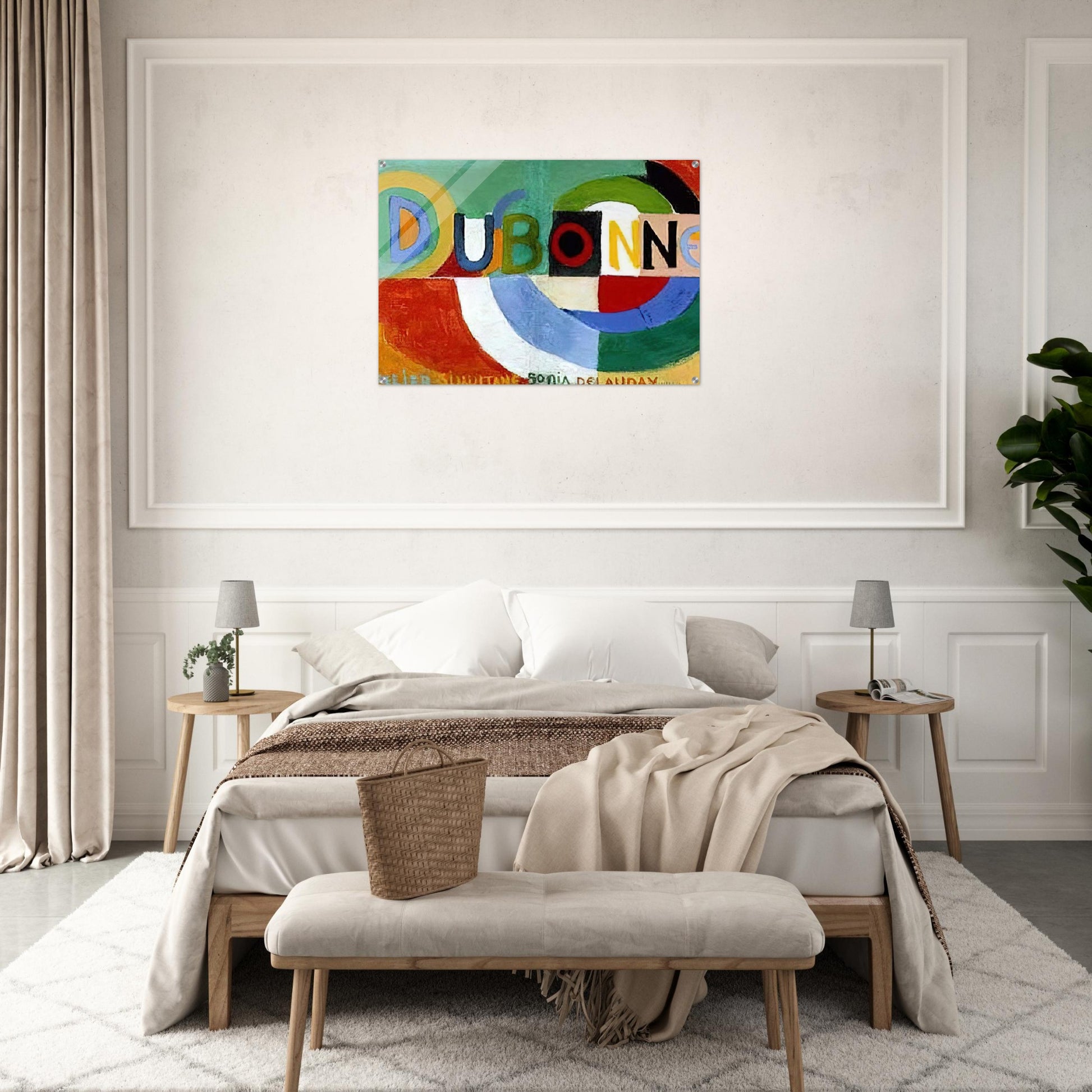 DUBONNET - Sonia Delaunay Acrylic Print - 70x100 cm / 28x40″ inches